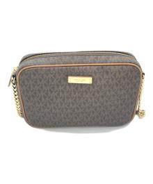 MICHAEL KORS（マイケル・コース）の古着「ショルダーバッグ」｜ブラック×ブラウン