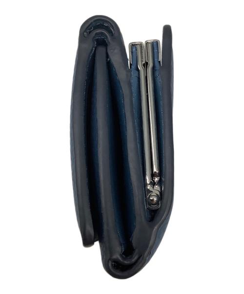 MICHAEL KORS（マイケル・コース）MICHAEL KORS (マイケルコース) MICHEMPIRE コインウォレット ブルーの古着・服飾アイテム