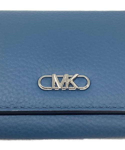 MICHAEL KORS（マイケル・コース）MICHAEL KORS (マイケルコース) MICHEMPIRE コインウォレット ブルーの古着・服飾アイテム
