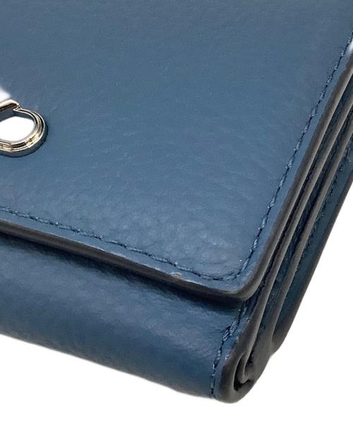 MICHAEL KORS（マイケル・コース）MICHAEL KORS (マイケルコース) MICHEMPIRE コインウォレット ブルーの古着・服飾アイテム