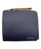 PAUL SMITHポールスミス）の古着「ミニL字ウォレット」｜ネイビー