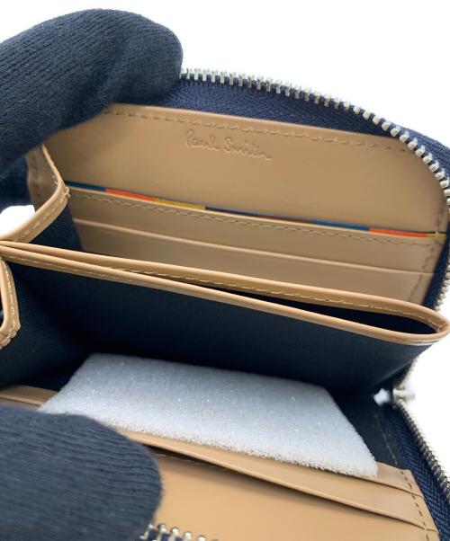 PAUL SMITH（ポールスミス）PAUL SMITH (ポールスミス) ミニL字ウォレット ネイビーの古着・服飾アイテム