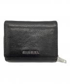 DIESELディーゼル）の古着「3つ折り財布」｜グレー×ブラック