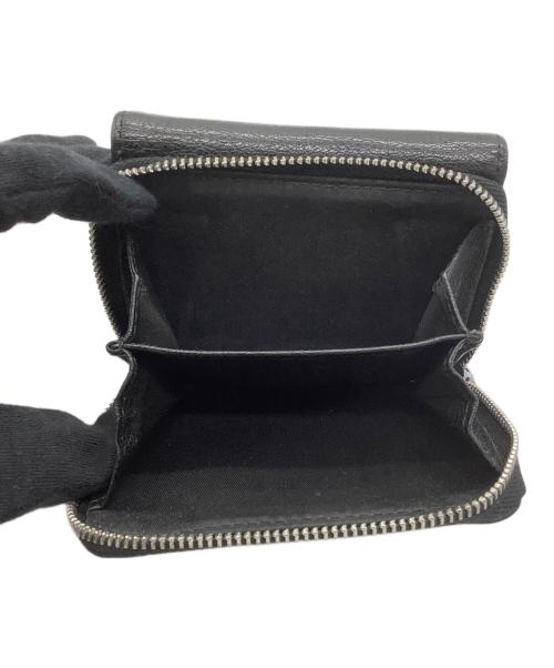 DIESEL（ディーゼル）DIESEL (ディーゼル) 3つ折り財布 グレー×ブラックの古着・服飾アイテム