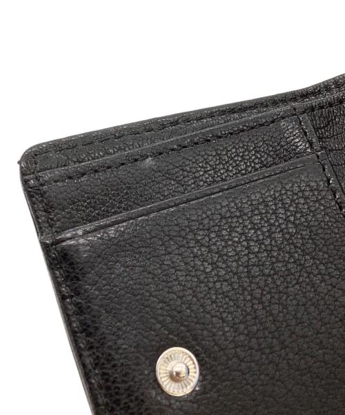 DIESEL（ディーゼル）DIESEL (ディーゼル) 3つ折り財布 グレー×ブラックの古着・服飾アイテム