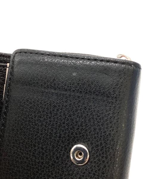 DIESEL（ディーゼル）DIESEL (ディーゼル) 3つ折り財布 グレー×ブラックの古着・服飾アイテム