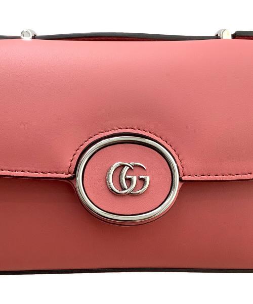 GUCCI（グッチ）GUCCI (グッチ) ダブルG 2WAY ミニショルダーバッグ ピンクの古着・服飾アイテム
