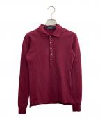 POLO RALPH LAURENポロ・ラルフローレン）の古着「長袖ポロシャツ」｜ボルドー