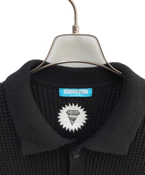 ICE CREAM（アイスクリーム）ICE CREAM (アイスクリーム) ニットカーディガン ブラック サイズ:Mの古着・服飾アイテム