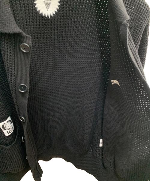 ICE CREAM（アイスクリーム）ICE CREAM (アイスクリーム) ニットカーディガン ブラック サイズ:Mの古着・服飾アイテム