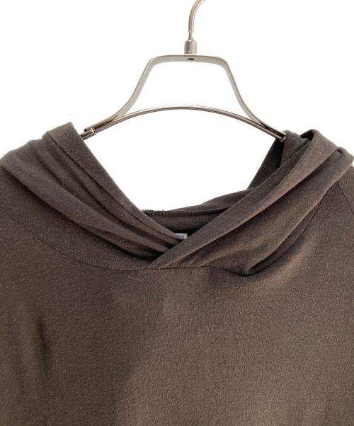 sacai（サカイ）sacai (サカイ) フード付カットソー ブラウン サイズ:Ｍの古着・服飾アイテム