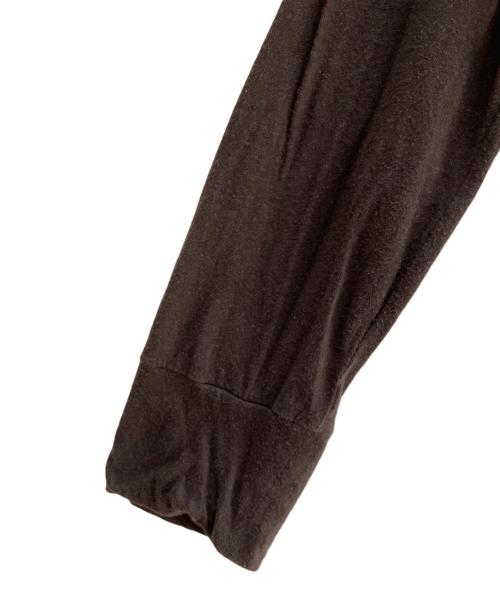 sacai（サカイ）sacai (サカイ) フード付カットソー ブラウン サイズ:Ｍの古着・服飾アイテム