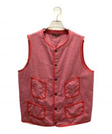 BROWN'S BEACH JACKET（ブラウンズビーチジャケット）の古着「ビーチクロスベスト」｜レッド