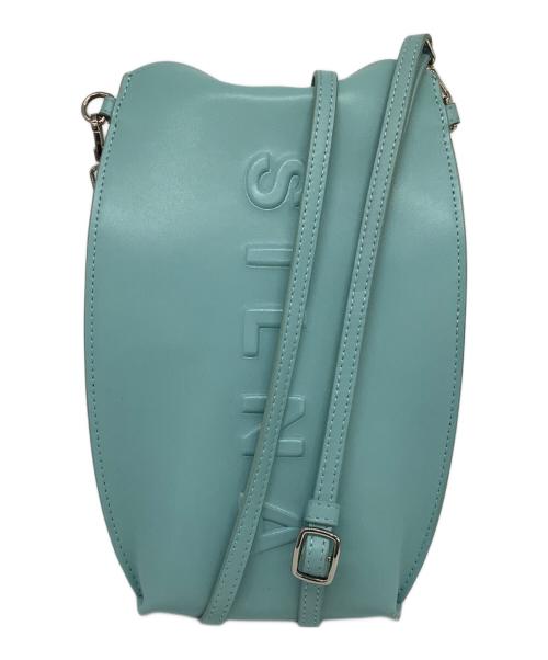 SILNA minacolo（シルナ ミナコロ）SILNA minacolo (シルナ ミナコロ) ミニショルダーバッグ ブルーの古着・服飾アイテム