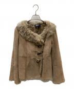 Loungedressラウンジドレス）の古着「ファーコート」｜ブラウン