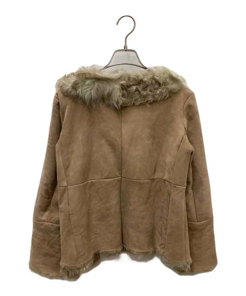 Loungedress（ラウンジドレス）Loungedress (ラウンジドレス) ファーコート ブラウン サイズ:FREEの古着・服飾アイテム