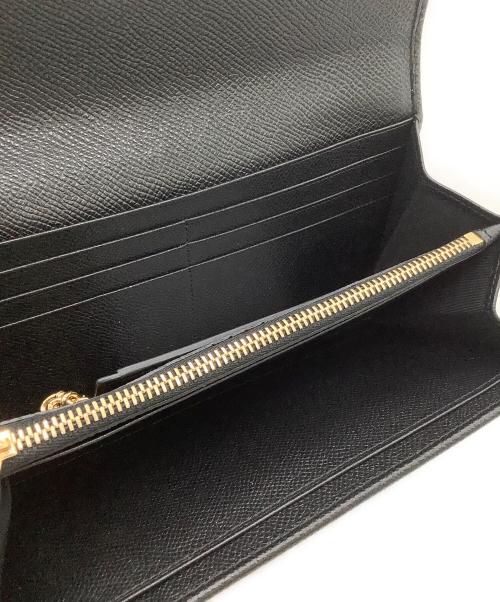 Salvatore Ferragamo（サルヴァトーレ フェラガモ）Salvatore Ferragamo (サルヴァトーレ フェラガモ) ガンチーニ長財布 ブラックの古着・服飾アイテム