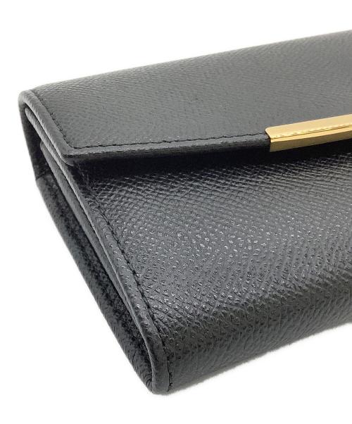 Salvatore Ferragamo（サルヴァトーレ フェラガモ）Salvatore Ferragamo (サルヴァトーレ フェラガモ) ガンチーニ長財布 ブラックの古着・服飾アイテム