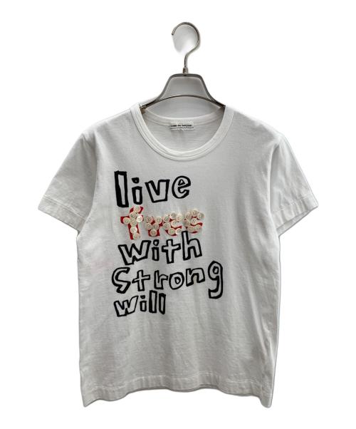 COMME des GARCONS（コムデギャルソン）COMME des GARCONS (コムデギャルソン) Button Party Tシャツ ホワイト サイズ:Lの古着・服飾アイテム