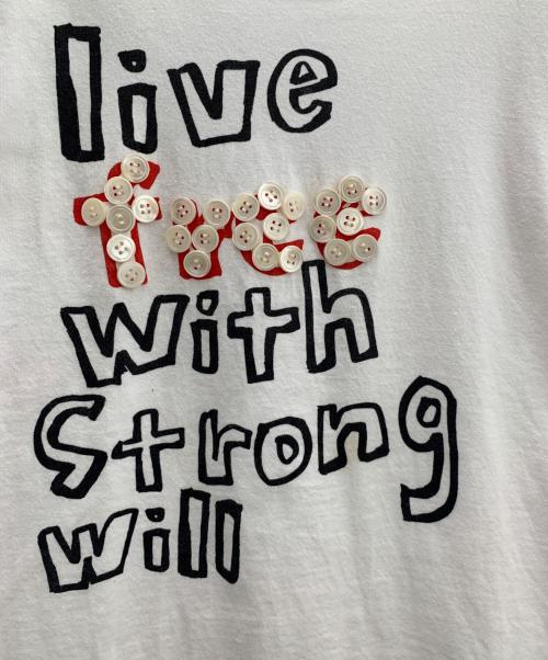 COMME des GARCONS（コムデギャルソン）COMME des GARCONS (コムデギャルソン) Button Party Tシャツ ホワイト サイズ:Lの古着・服飾アイテム