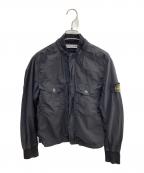 STONE ISLANDストーンアイランド）の古着「GARMENT DYED COTTON-NY BOMBER JACKET」｜ブラック