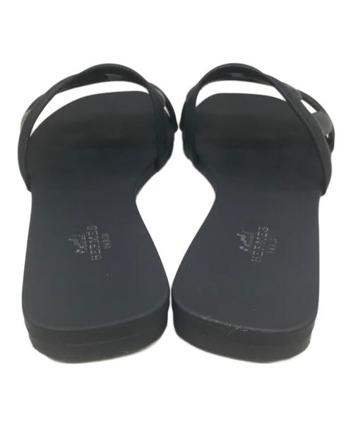 HERMES（エルメス）HERMES (エルメス) シェーヌダンクルサンダル ブラック サイズ:35の古着・服飾アイテム