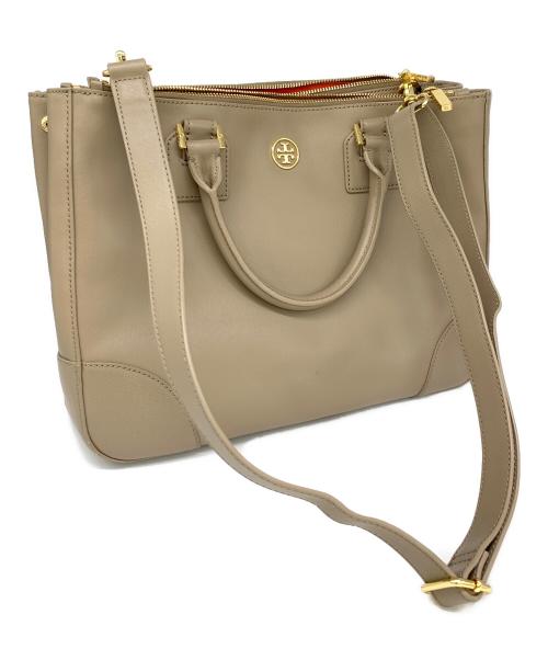 TORY BURCH（トリーバーチ）TORY BURCH (トリーバーチ) 2WAYショルダーバッグ モカの古着・服飾アイテム