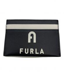 FURLA（フルラ）の古着「カードケース」｜ブラック×ホワイト