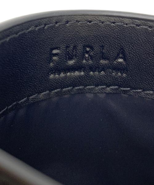FURLA（フルラ）FURLA (フルラ) カードケース ブラック×ホワイトの古着・服飾アイテム