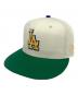 New Era（ニューエラ）の古着「40th ロサンゼルスドジャース」｜ホワイト×グリーン