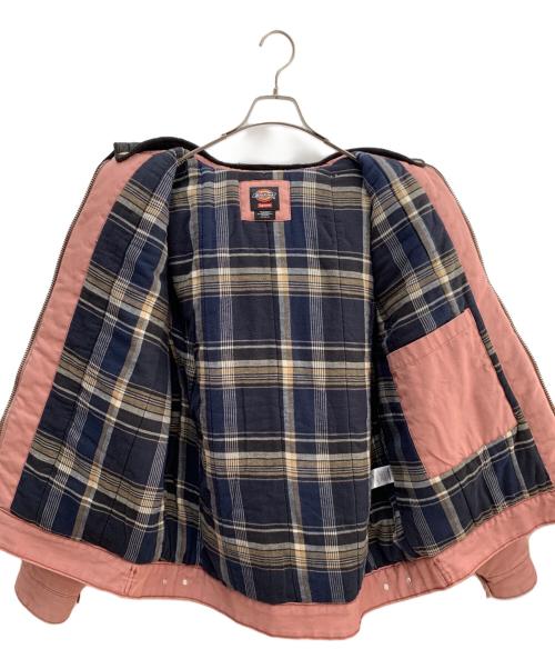 SUPREME（シュプリーム）Supreme (シュプリーム) Dickies (ディッキーズ) Hooded Work Jacket ピンク サイズ:XLの古着・服飾アイテム