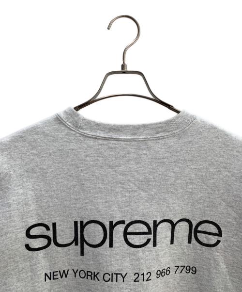 SUPREME（シュプリーム）Supreme (シュプリーム) 23FW NYC Crewneck グレー サイズ:XLの古着・服飾アイテム