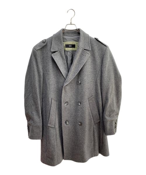 HUGO BOSS（ヒューゴ ボス）HUGO BOSS (ヒューゴ ボス) コート グレー サイズ:DE/FR/UK/IT/54　US/44の古着・服飾アイテム