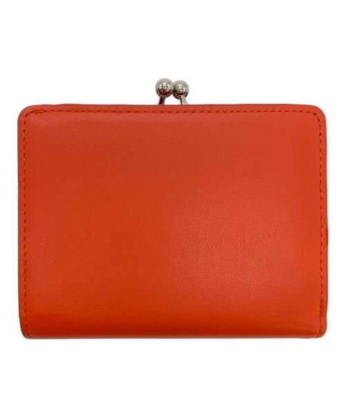 PAUL SMITH（ポールスミス）Paul Smith (ポールスミス) がま口二つ折り財布 オレンジの古着・服飾アイテム