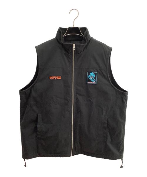 SANTA CRUZ（サンタクルーズ）SANTA CRUZ (サンタクルーズ) ベスト ブラック サイズ:Lの古着・服飾アイテム