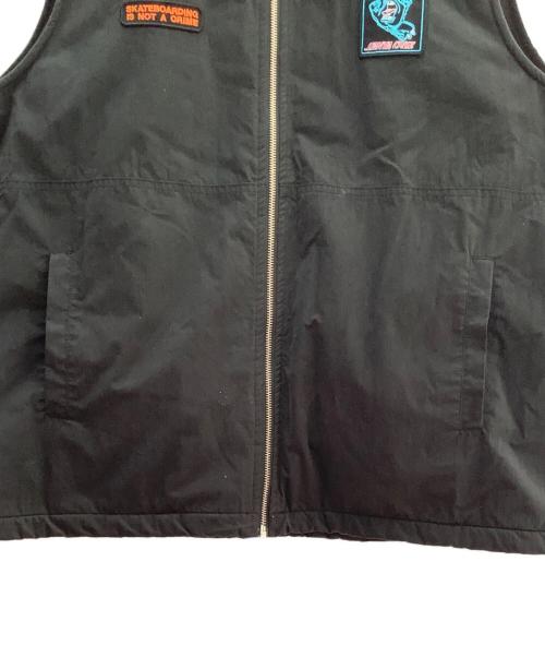 SANTA CRUZ（サンタクルーズ）SANTA CRUZ (サンタクルーズ) ベスト ブラック サイズ:Lの古着・服飾アイテム