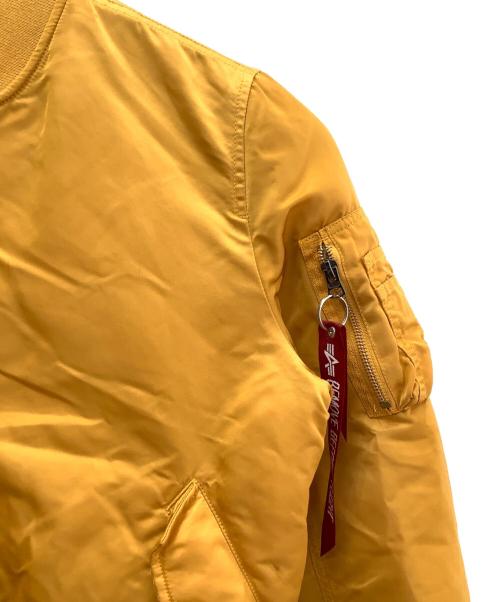 ALPHA（アルファ）ALPHA (アルファ) MA-1ジャケット イエロー サイズ:Ｍの古着・服飾アイテム