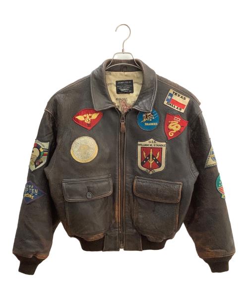 AVIREX（アヴィレックス）AVIREX (アヴィレックス) G-1ジャケット ブラウン サイズ:Sの古着・服飾アイテム