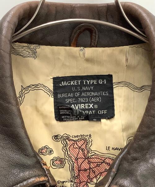 AVIREX（アヴィレックス）AVIREX (アヴィレックス) G-1ジャケット ブラウン サイズ:Sの古着・服飾アイテム