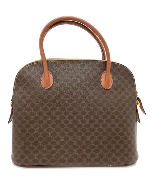 CELINE（セリーヌ）CELINE (セリーヌ) マカダム柄2WAYショルダーバッグ ブラウンの古着・服飾アイテム