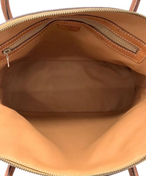 CELINE（セリーヌ）CELINE (セリーヌ) マカダム柄2WAYショルダーバッグ ブラウンの古着・服飾アイテム