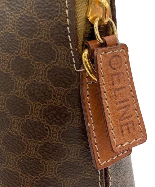 CELINE（セリーヌ）CELINE (セリーヌ) マカダム柄2WAYショルダーバッグ ブラウンの古着・服飾アイテム