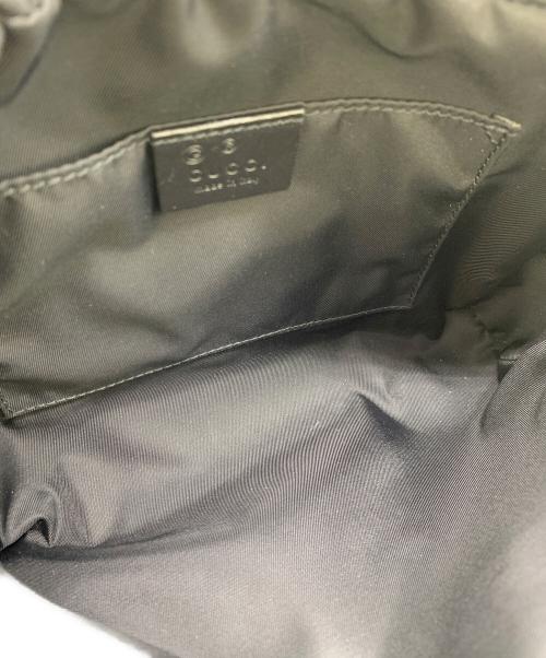 GUCCI（グッチ）GUCCI (グッチ) ボディバッグ ブラック×グリーン×レッドの古着・服飾アイテム