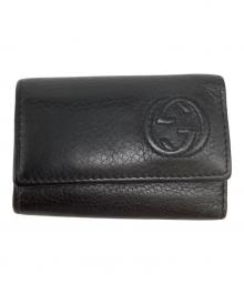 GUCCI（グッチ）の古着「ソーホー インターロッキングG 6連 キーケース」｜ブラック