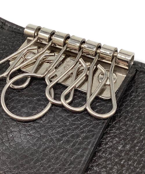 GUCCI（グッチ）GUCCI (グッチ) ソーホー インターロッキングG 6連 キーケース ブラックの古着・服飾アイテム