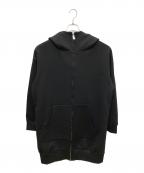 Siseシセ）の古着「ジップパーカー」｜ブラック