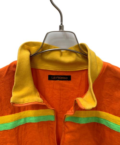 LEMONED（レモネード）LEMONED (レモネード) ナイロンジャケット イエロー×オレンジ サイズ:Lの古着・服飾アイテム
