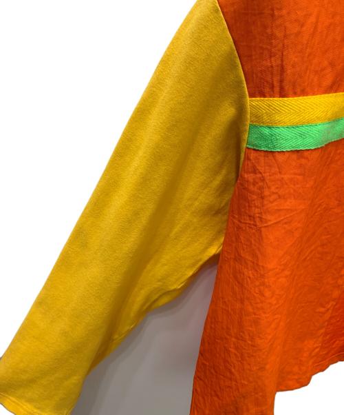 LEMONED（レモネード）LEMONED (レモネード) ナイロンジャケット イエロー×オレンジ サイズ:Lの古着・服飾アイテム