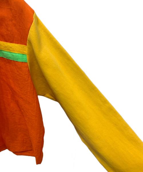 LEMONED（レモネード）LEMONED (レモネード) ナイロンジャケット イエロー×オレンジ サイズ:Lの古着・服飾アイテム