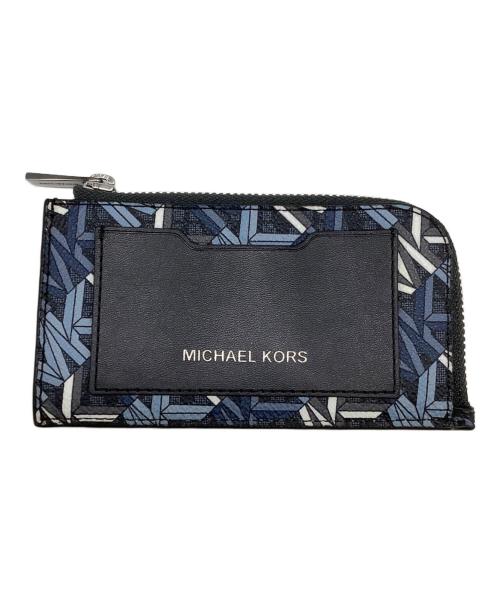 MICHAEL KORS（マイケル・コース）MICHAEL KORS (マイケルコース) L字ウォレット ネイビーの古着・服飾アイテム